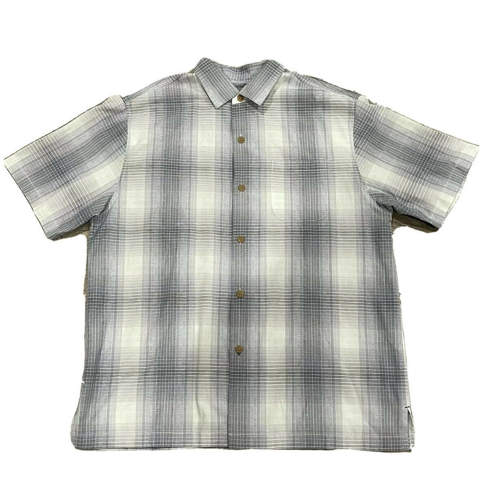 Tommy Bahamas Mens Large Short Sleve Button Up
